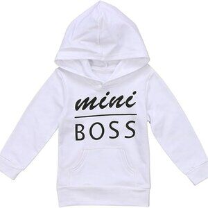 New mini boss hoodie for 3T-4T